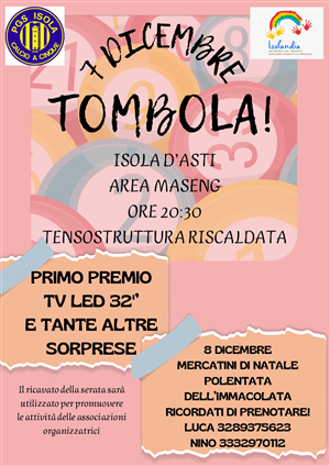07/12 - Tombola