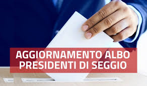 Aggiornamento dell'Albo unico comunale dei Presidenti di Seggio